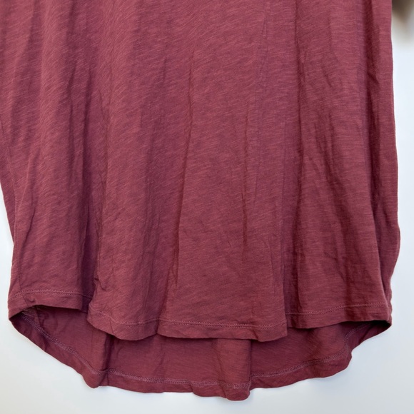 Madewell Burgundy Crewneck Short Sleeve Tee Shirt Size XL - Picture 4 of 10
